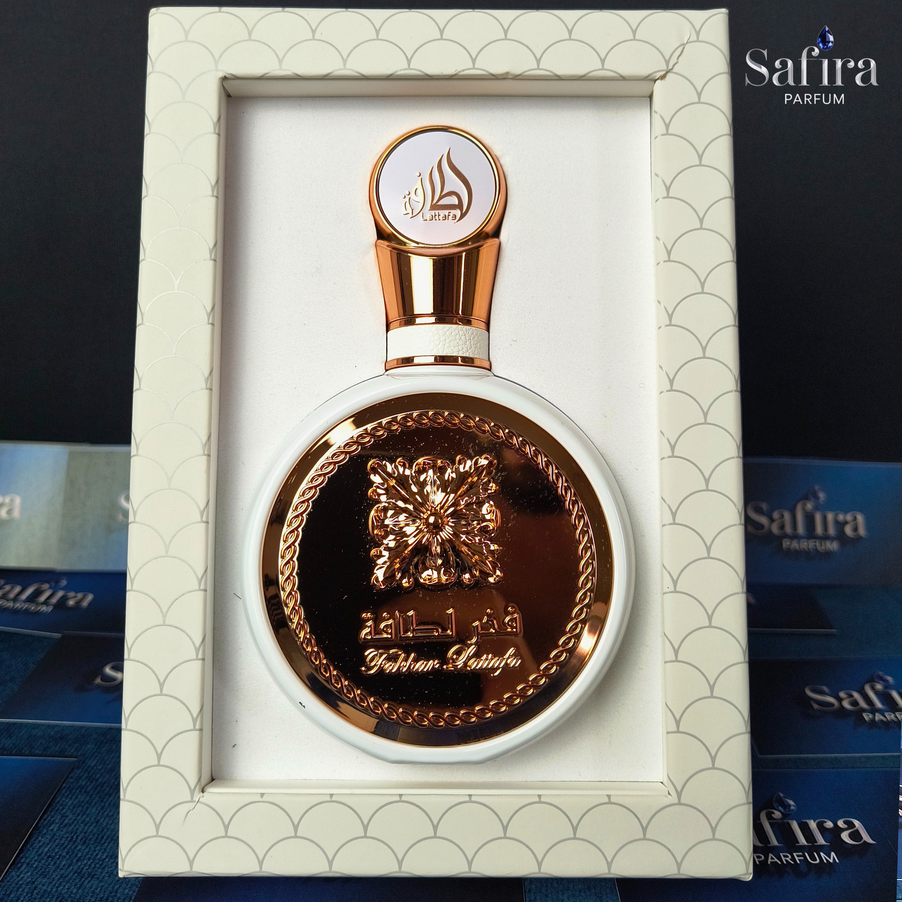 Kit Trilogia Fakhar Lattafa ✨ Black, Rose e Gold (3x100ml)