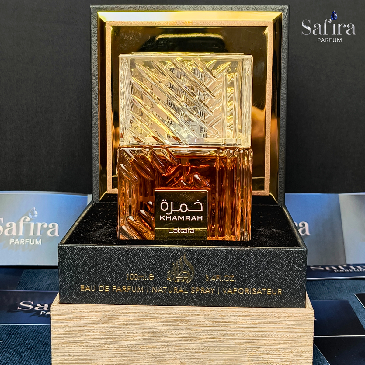 Khamrah Lattafa 100ml — Exclusividade e Sofisticação