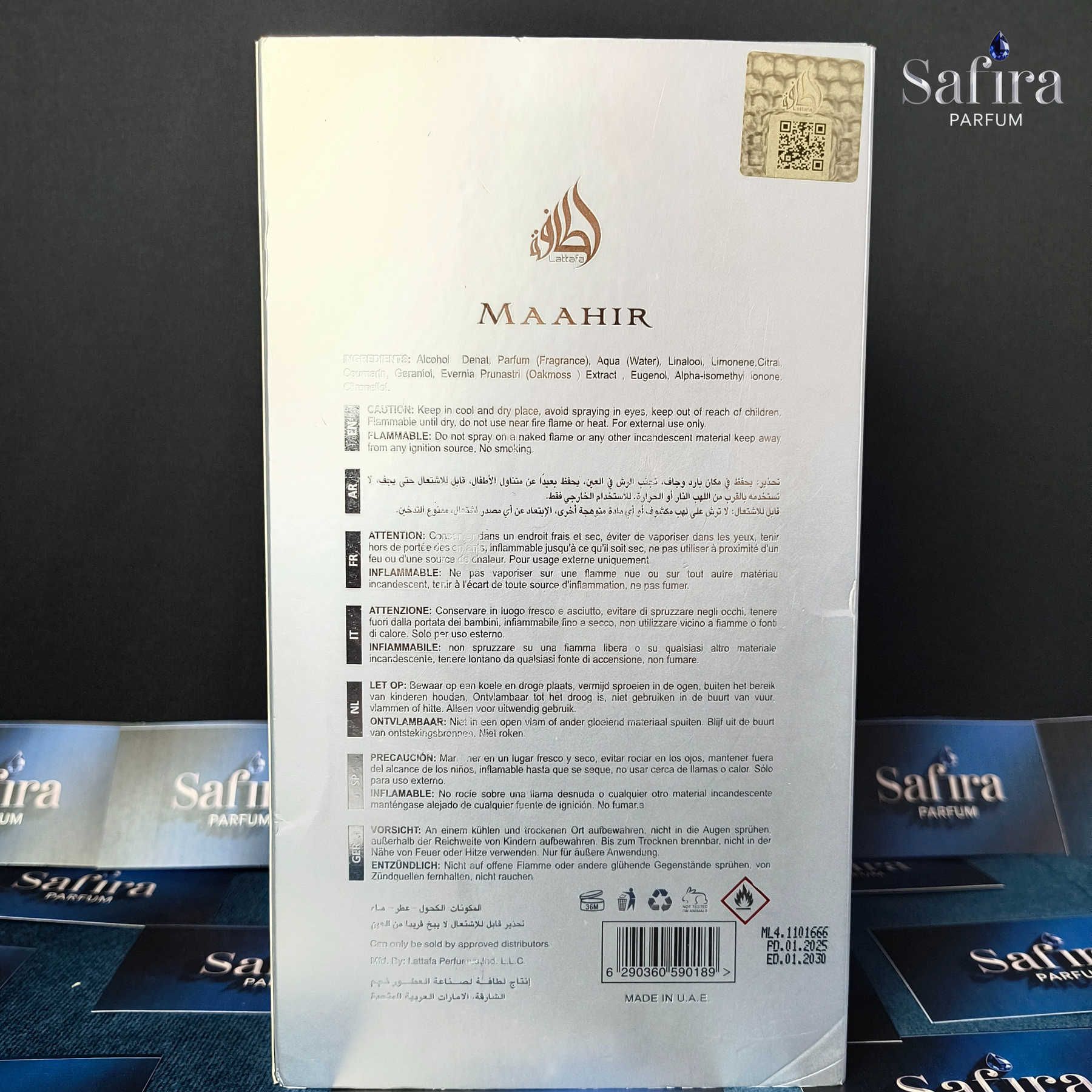 Maahir Legacy by Lattafa 100ml 🏆