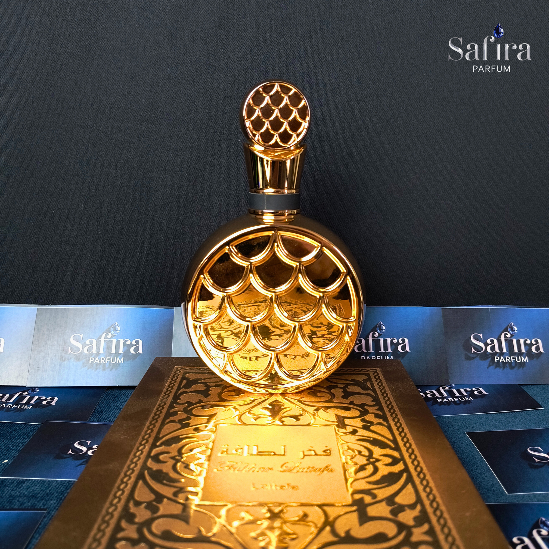 Kit Trilogia Fakhar Lattafa ✨ Black, Rose e Gold (3x100ml)