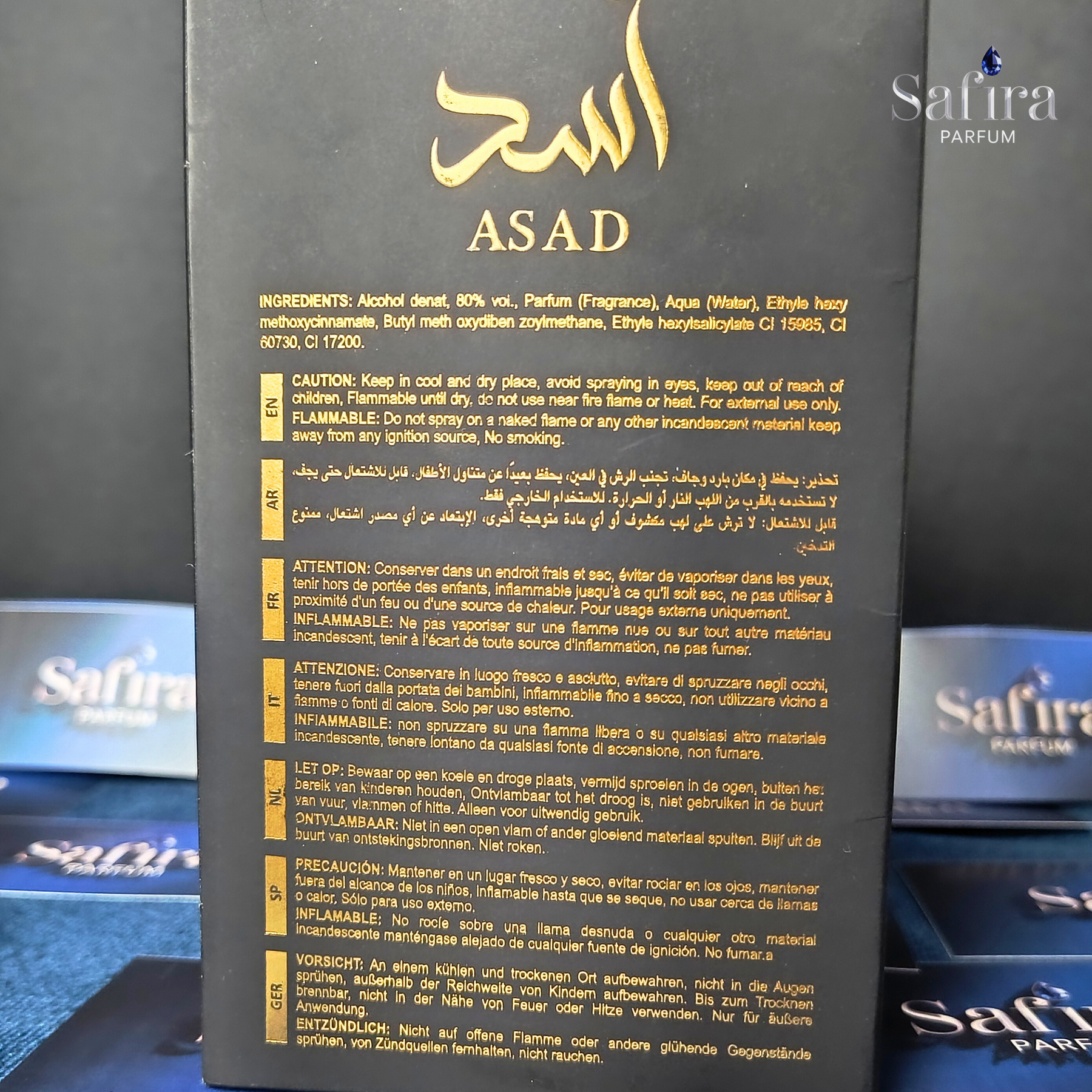 Lattafa Asad 100ml 🔥 A Presença Imponente