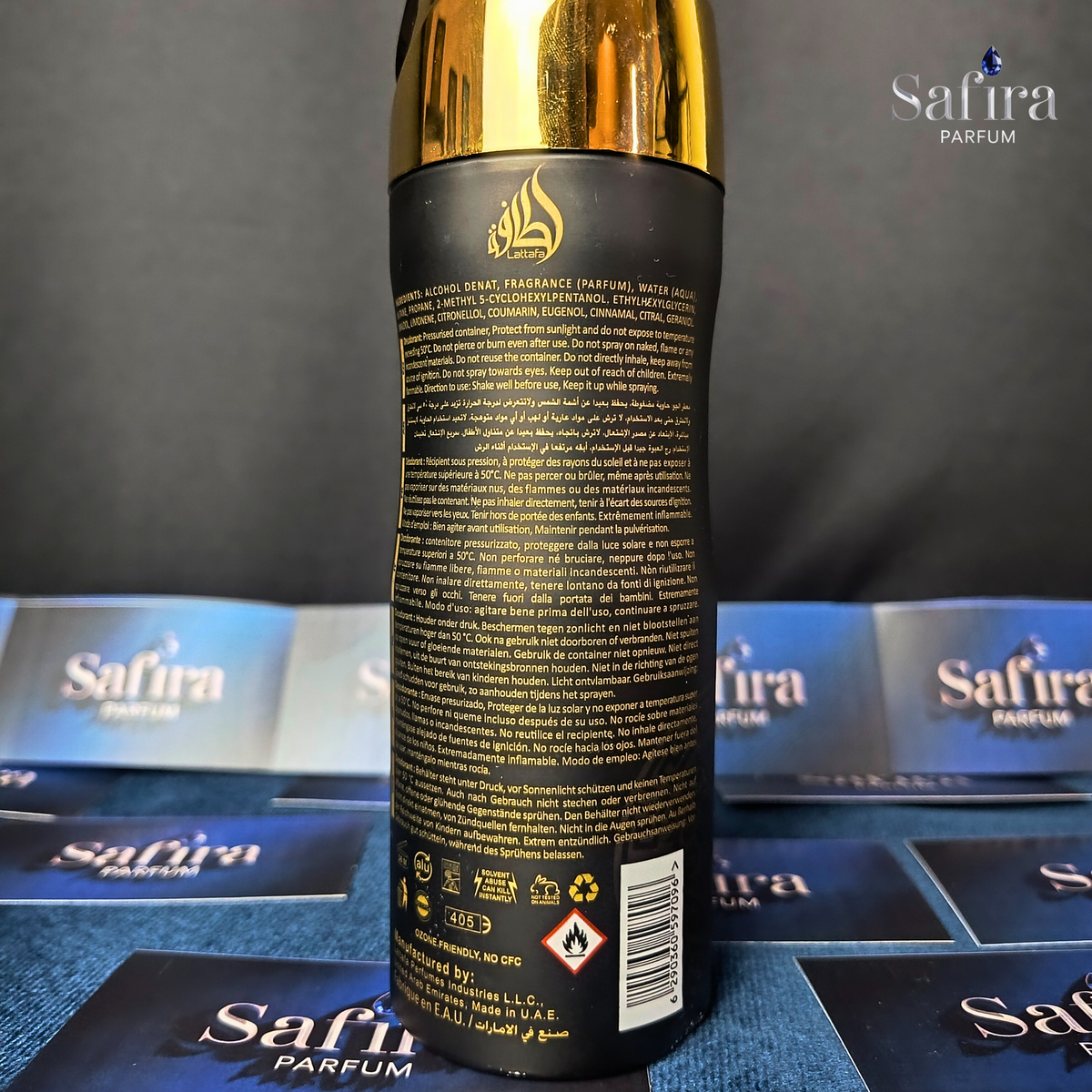 ASAD Body Spray Lattafa 200ml – Intensidade e frescor na mesma fragrância