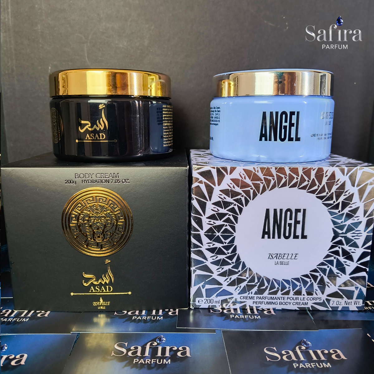 Kit Premium Safira – Asad & Angel | Hidratação e Sofisticação em Dobro
